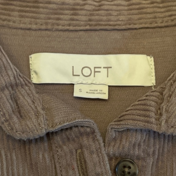 LOFT Everyday Oversized Courdoroy Pocket Shirt - Like New - Picture 14 of 14